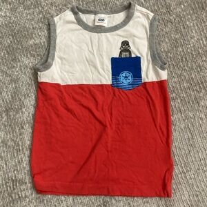 Hanna Andersson x Star Wars Darth Vader Tank Top Size 5 Disney Retro Colorblock